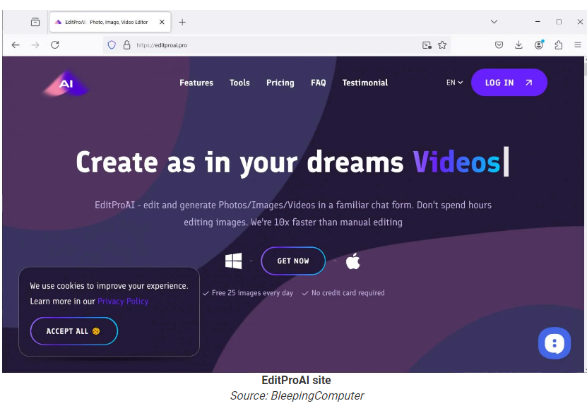 EditProAI website