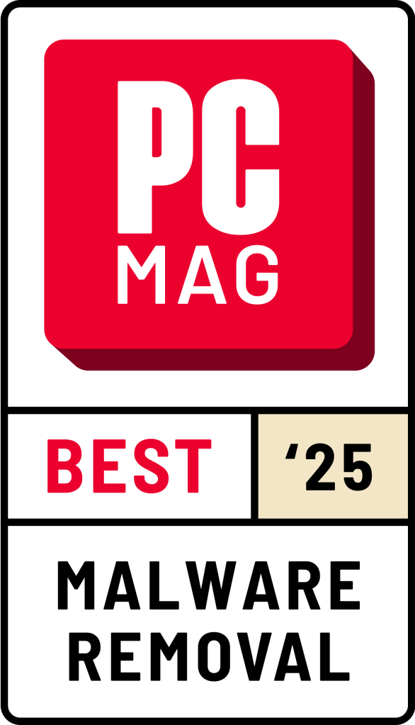 PC Mag Best of 2025 Abzeichen für Malware-Entfernung