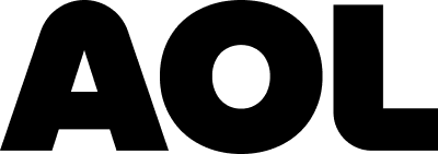 black AOL logo